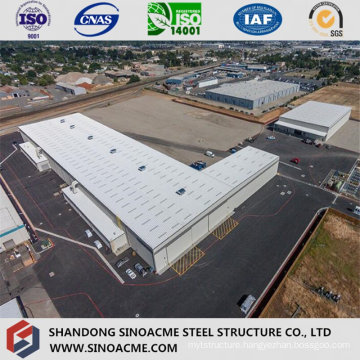 Large Span Steel Structure Workshop with Overhead Crane